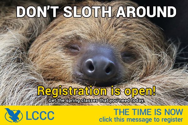 Get registered for the spring semester.