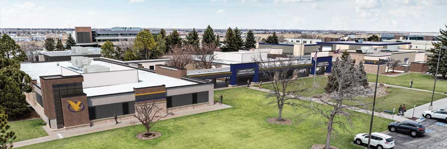 rendering of the entryway for the Administration buiding, the Center for Conferences and Institutes and the Training Center after the exterior renewal work