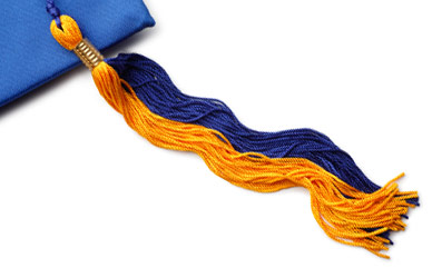 A graduation cap and tassle