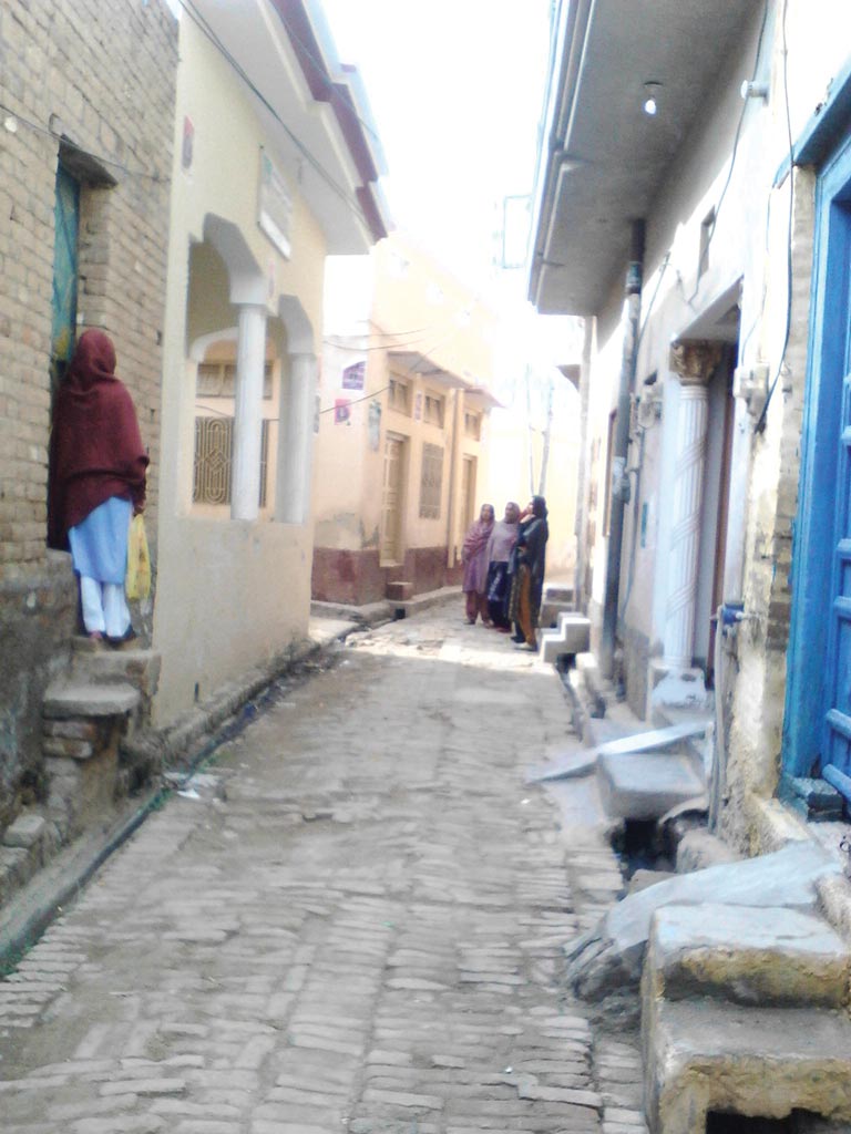 Outside the Institute for Literacy Movement in Bhaun