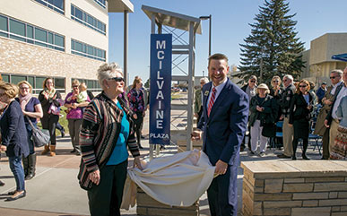 McIlvaine Plaza dedication