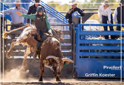 Griffin Koester bull riding
