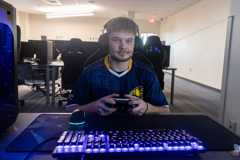 Sophomore Isaiha Ahrens of LCCC's Esports squad is a two-time champion in Call of Duty: Warzone after Saturday's victory over Iowa Western Community College.