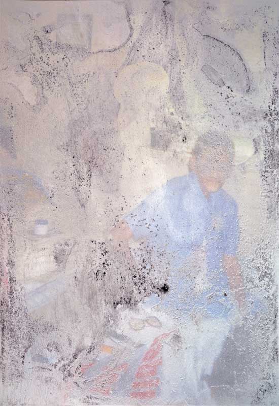 Photography of a figure on a texture surface by Justin A. Carney