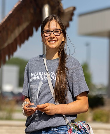 Keely Henderson graduated from South High School along with an associate from LCCC.