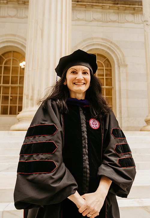 Arah Dauer, a high school dropout, started at college at LCCC and is now a lawyer.