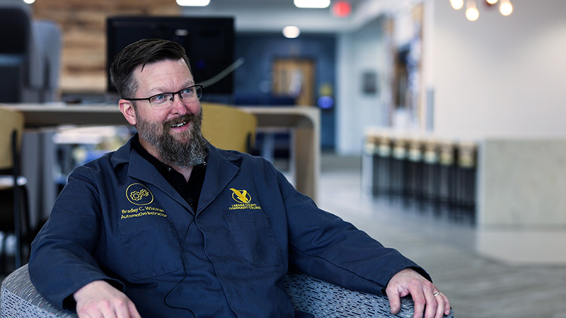 Brad Whitman is a student in the Applied Management bachelor's program at LCCC.