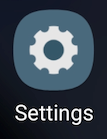 Android settings icon